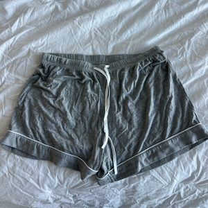 Gray Pajama Shorts!